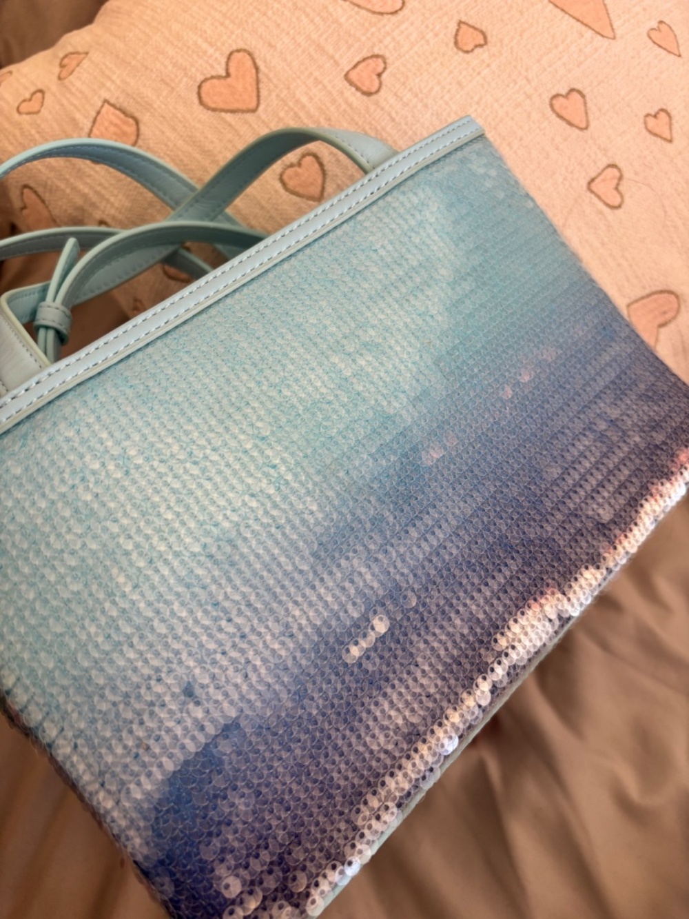 Sam Icon Sequins small tote - Picture 6 of 11